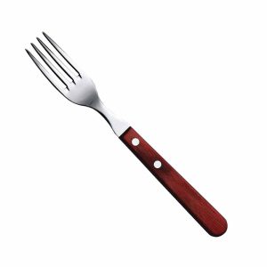 Jumbo Polywood Steak Fork Red 2.4cm [0.9"]