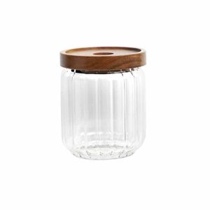 Condiment Jar + Wood Lid 57cl [20oz]