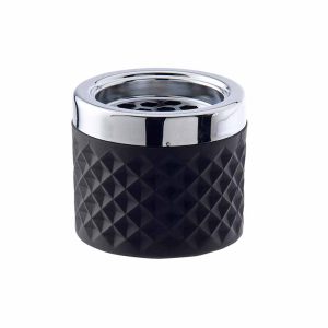Windproof Ashtray Chrome 6.7cm [2.6"]