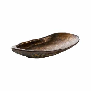Shells Bowl Metallic Bronze 15x7cm