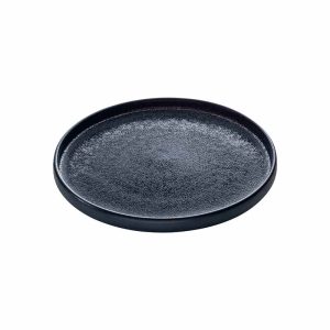 Nara Black Plate 21cm [8.3"]