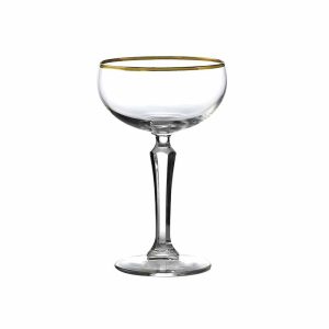 SPKSY Cocktail/Champagne Gold Rim 23.5cl [8.25oz]